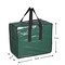 ProPik Christmas Ornaments Storage, Holiday Accessories Bag Tear-Proof Tarp 18 X 10 X 15 with Handles and Full Length Zipper (Green)